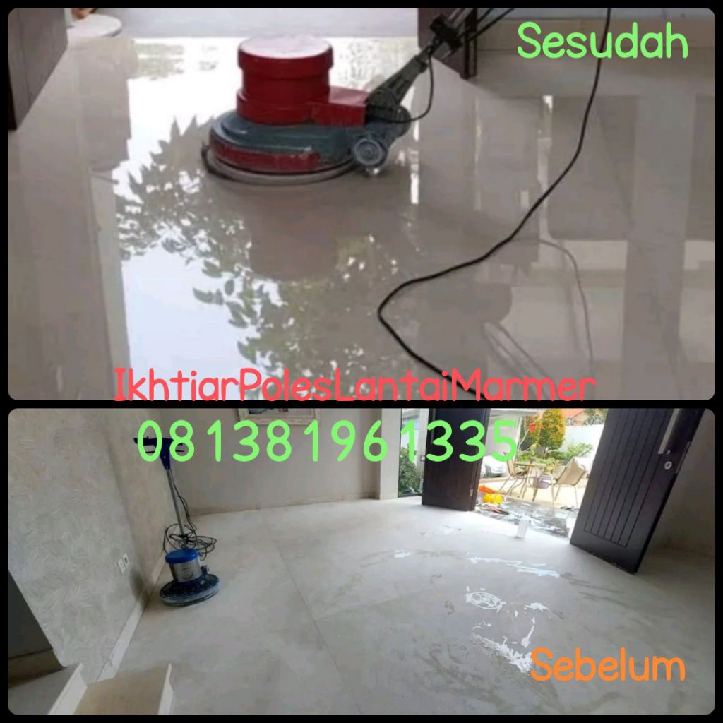 Jasa Poles Lantai Marmer Granit Keramik dll