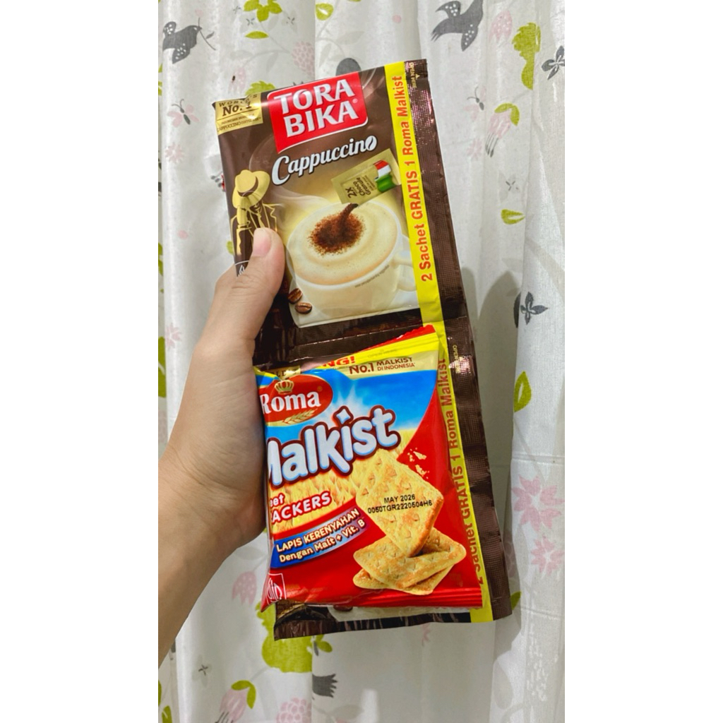 

Torabika Cappucino Renceng 10 sachet GRATIS Malkist