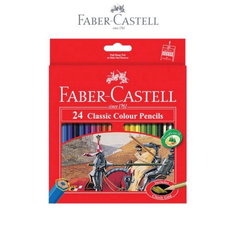 

KODE I69S Pensil 24 Warna Panjang Faber Castell 115854 Classic Colour Pencils