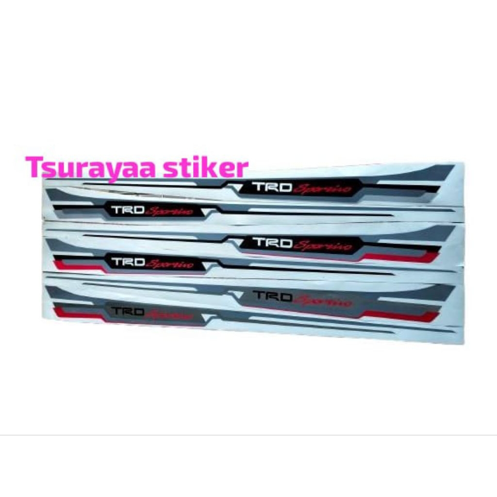 stiker mobil Toyota Yaris TRD Sportivo new/ TRD Sportivo Yaris