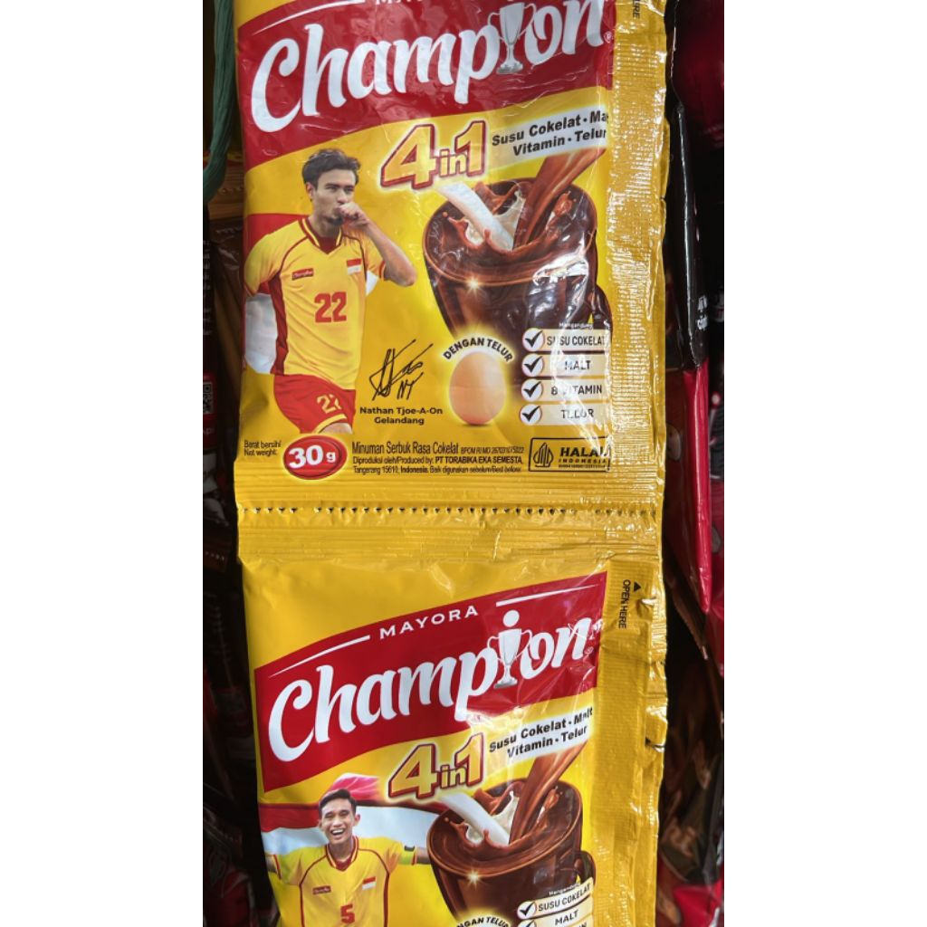 

Mayora - Campion susu coklat banyak vitamin + Telur