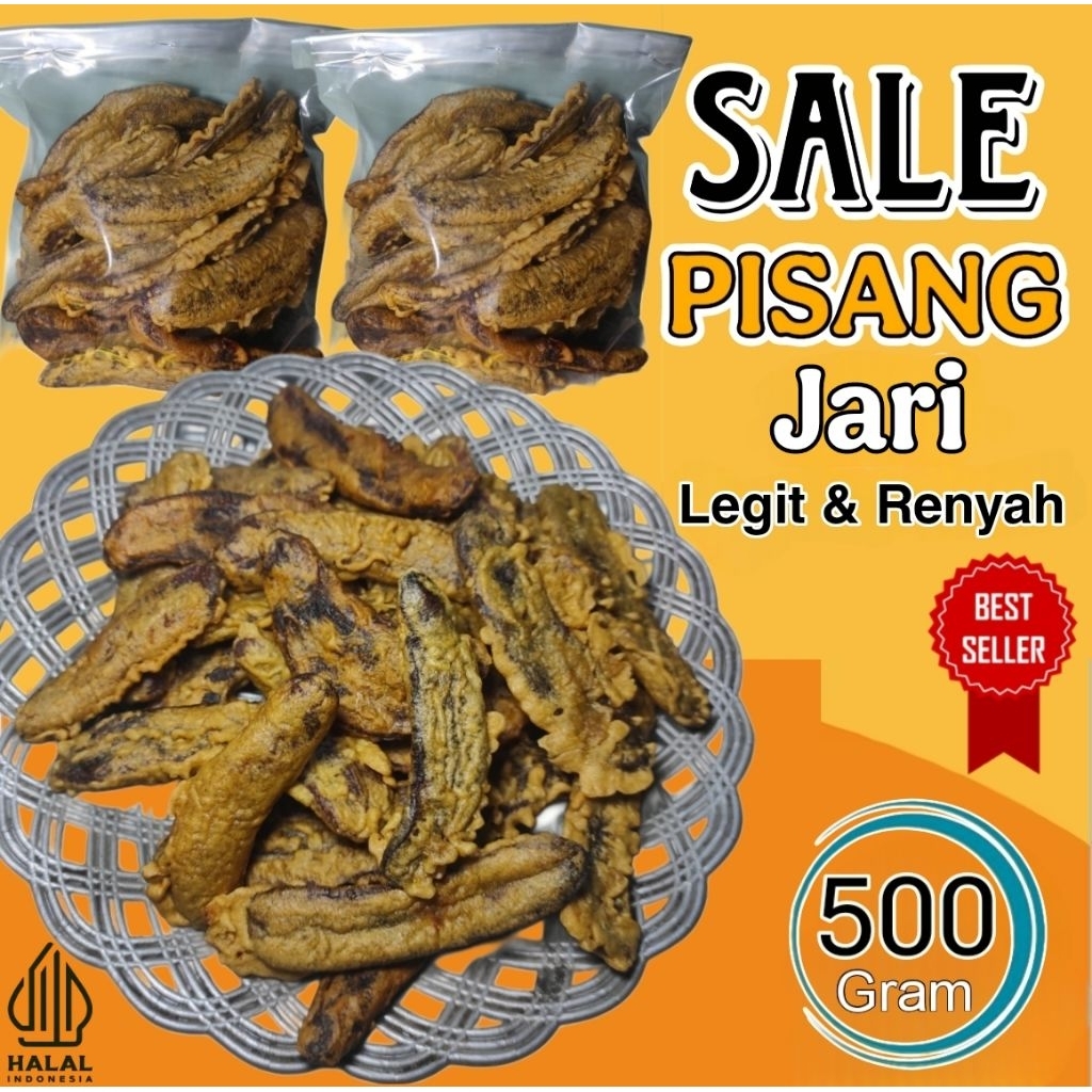 

Sale Pisang Jari Legit Renyah Enak 500gr