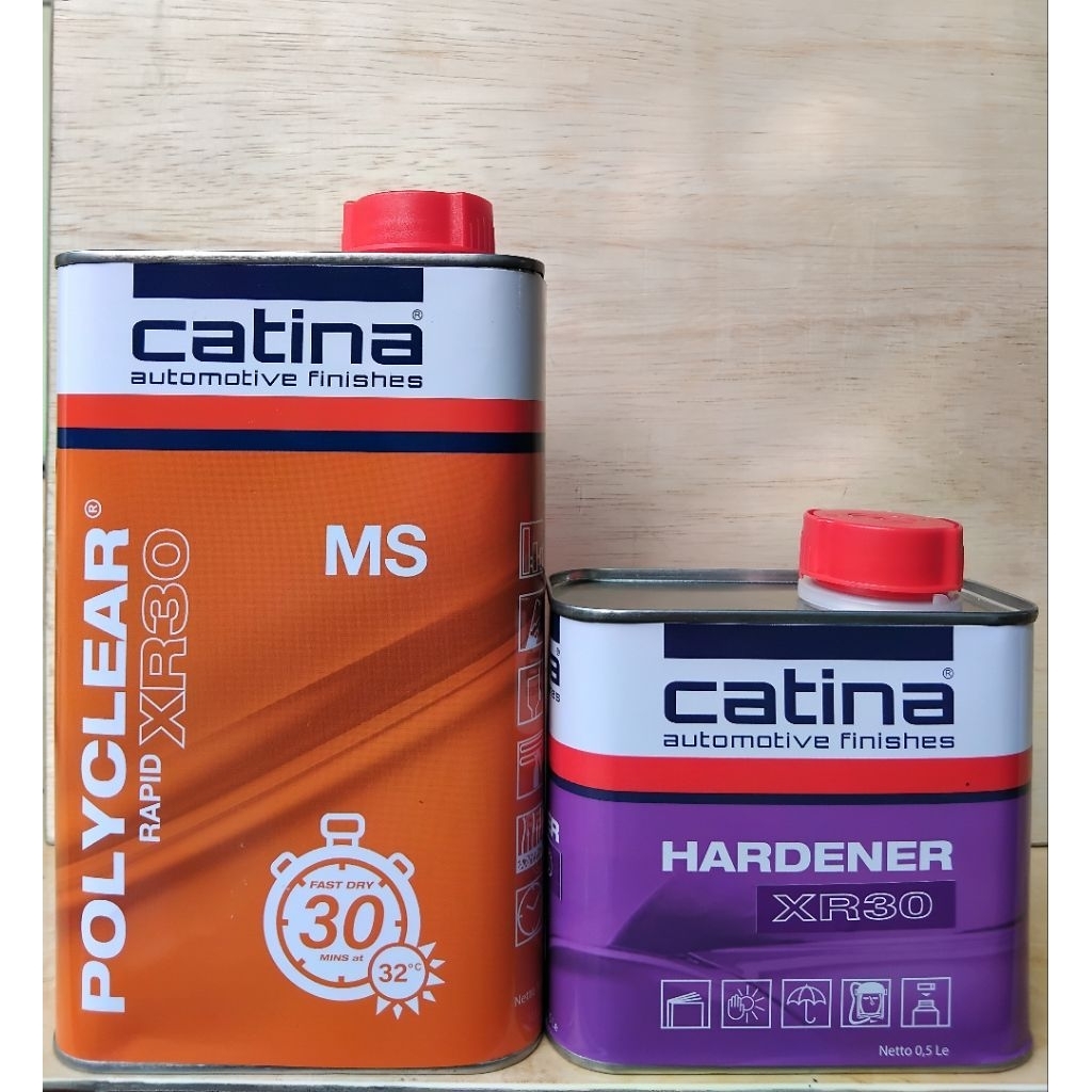 Clear coat Catina Rapid clear fast dry 30 menit siap poles