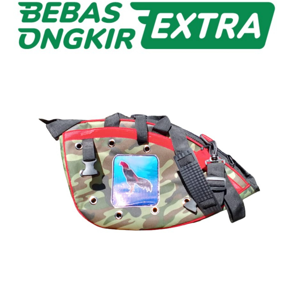 TAS KISO AYAM ARMY MOTIF - tas untuk ayam