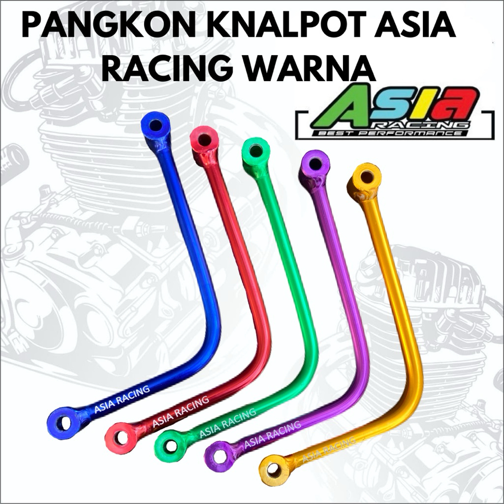PANGKON KNALPOT L ASIA BREKET KNALPOT ASIA RACING 20CM