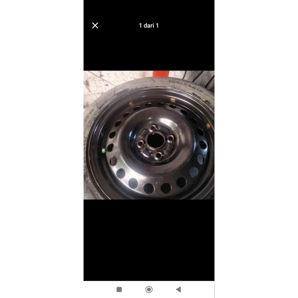velg Kaleng Honda mobilio Ring 15 pcd 4x100 lebar 5,5 inchi