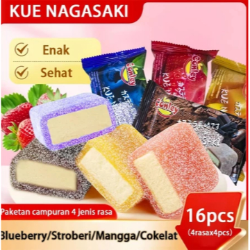 

COD / KUE NAGASAKI /15 gratis 1/ Ice Skin Cake / Kue Bulan / Mooncake / Lembut / Manis / Creamy / Lezat / Segar / Tradisional / Premium / Halal / Kekinian / Snack / Dessert / Hadiah / Pesta / Lebaran / Keluarga / Sahur / Kue Spesial / Camilan Sehat