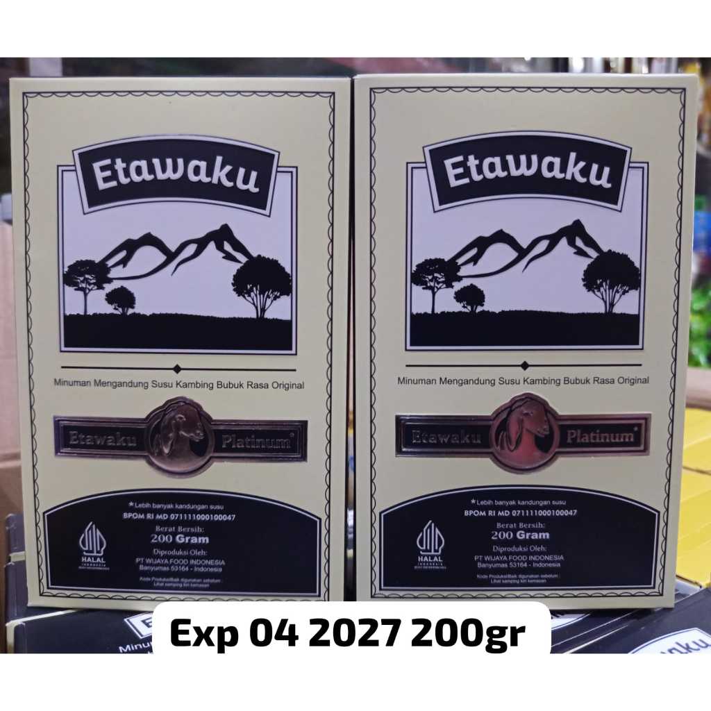 

ETAWAKU SUSU KAMBING PLATINUM 200 gr SUSU KAYA AKAN VITAMIN MURAH