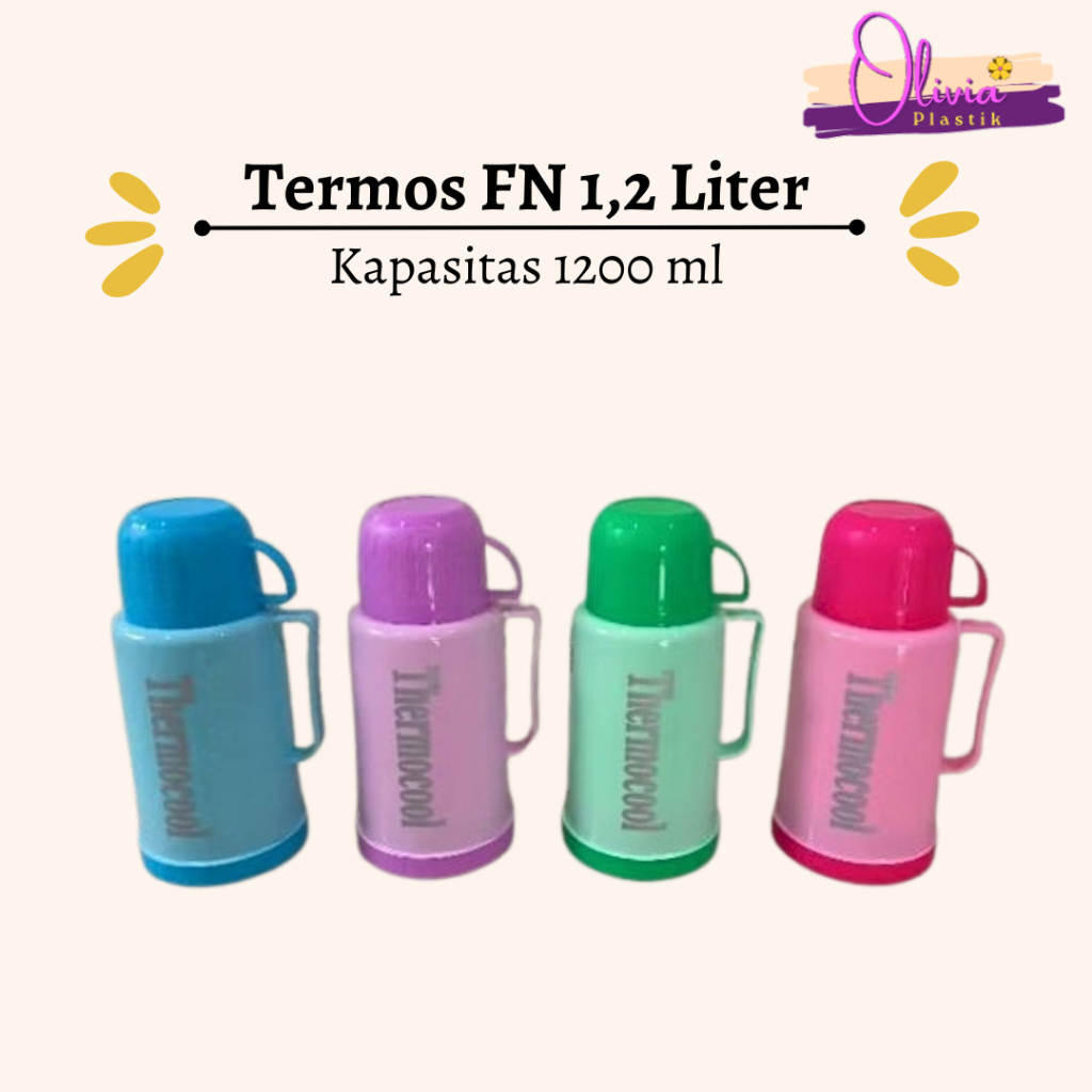 TERMOS Air panas merk FN 1200 ml FREE EXTRA BUBBLE WRAP/ VACUM FLASH 1,2 lt