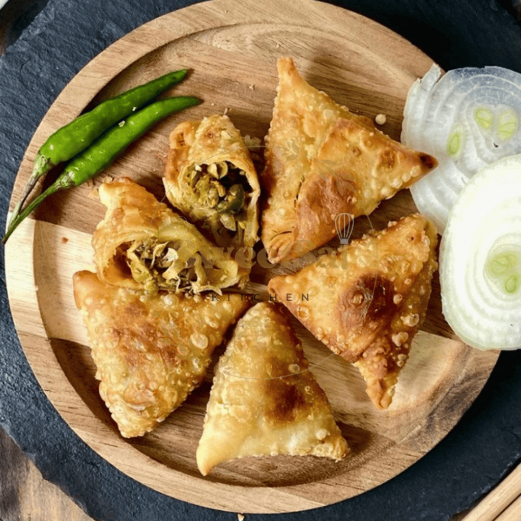 

Sambosa Daging Mini Cabai Hijau Frozen isi 25