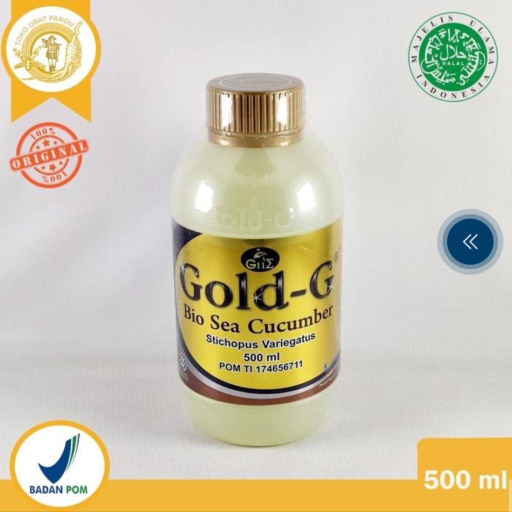 Jelly Gamat Gold G 500 ml / Jeli Gamat Emas Original
