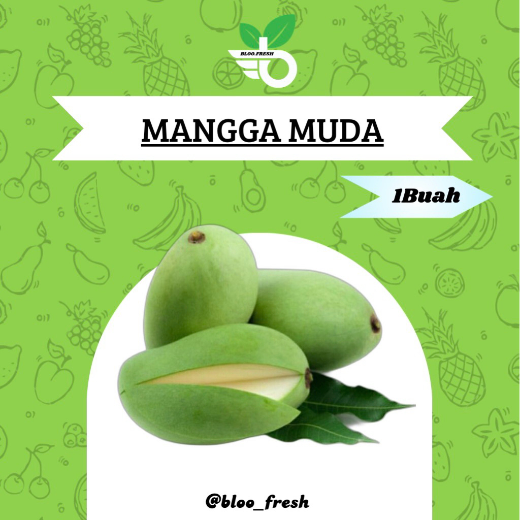 

Mangga Mudah Fresh (Harga Per Buah) - Bloo Fresh (1Buah/200-250gr) - Mangga Muda