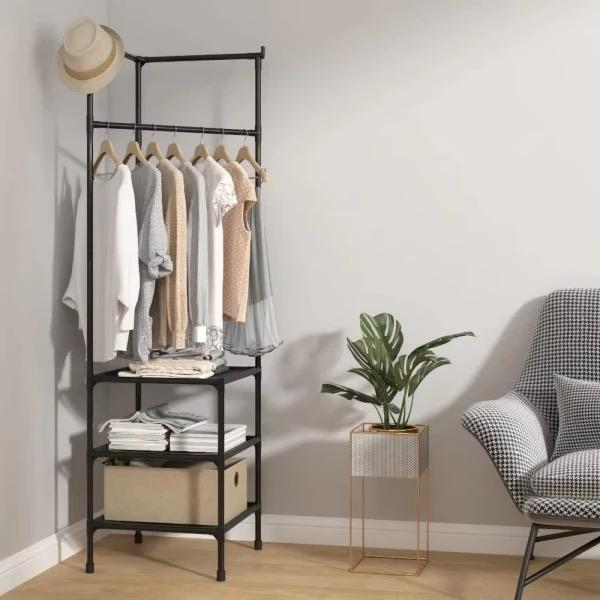 Rak Pakaian Gantung Rak Sudut Minimalis Rak Baju Gantung Rak Sudut Minimalis