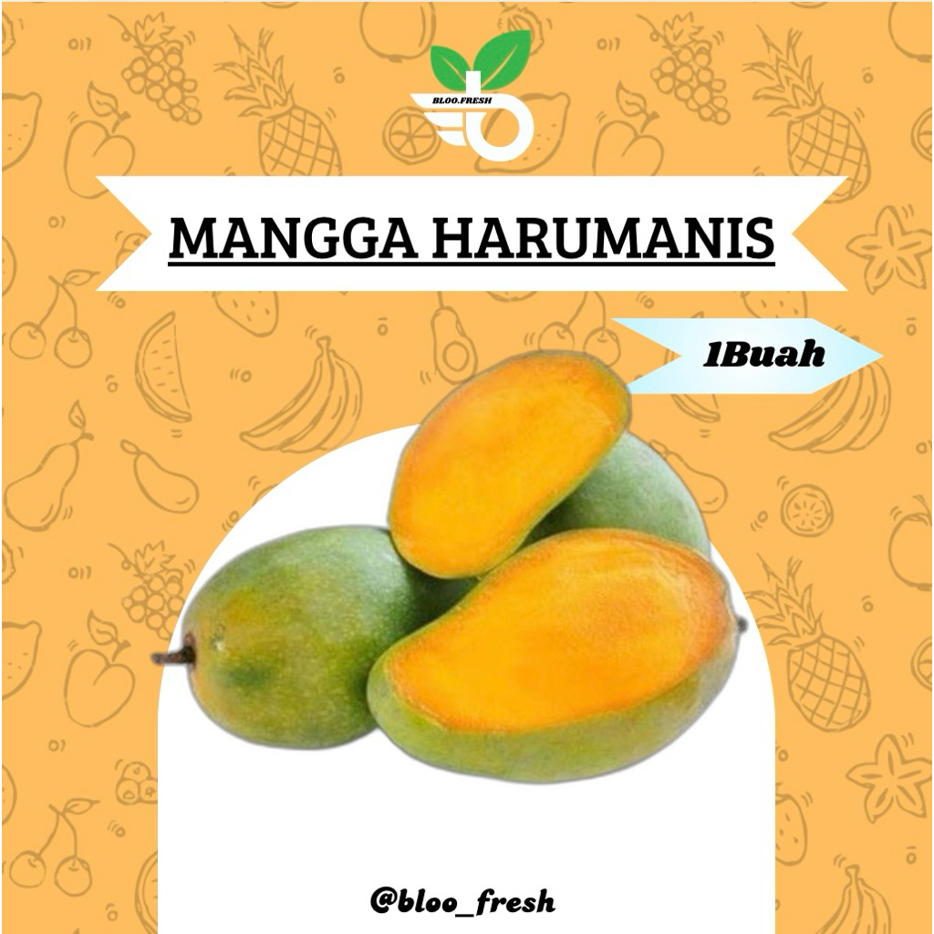 

Buah Mangga Harumanis Fresh (Harga Per Pack) - @500gr/Pack - Bloo Fresh / Mangga