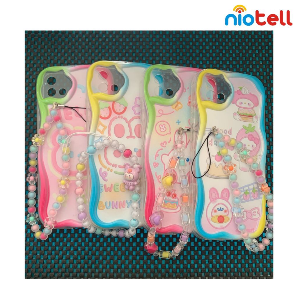 Softcase Oppo A16K/16E Motif Karakter (Case + Strap HP)