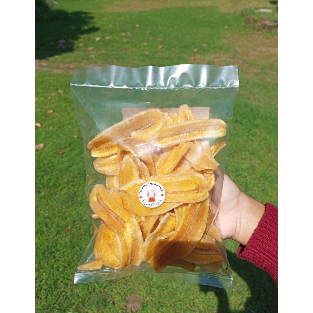 

Kripik pisang kepok asli 500 gram