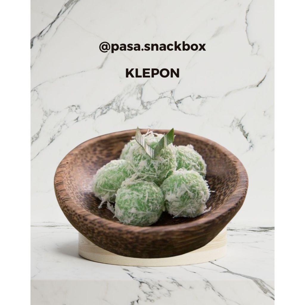 

Klepon - PASA Snack box Jajanan pasar tradisional, Snack meeting, Arisan, Hampers