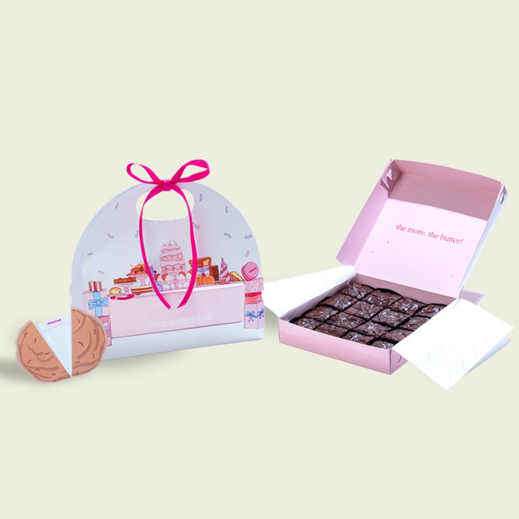 

BROWNIES Choco Fudge LARGE + Carrier Gift Set