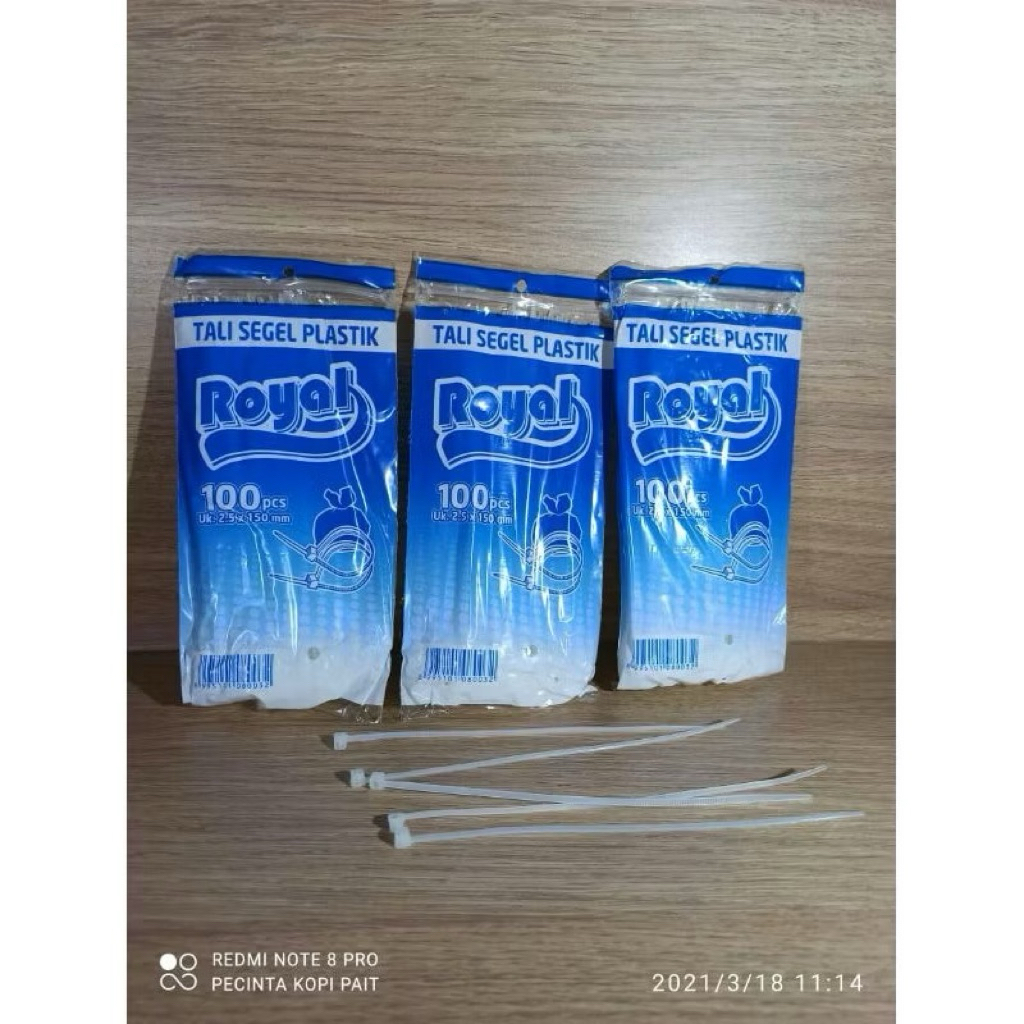 

Kabel ties 2,5 150mm isi 100pcs \ Cable ties putih \ Kabel serut \ tali serut