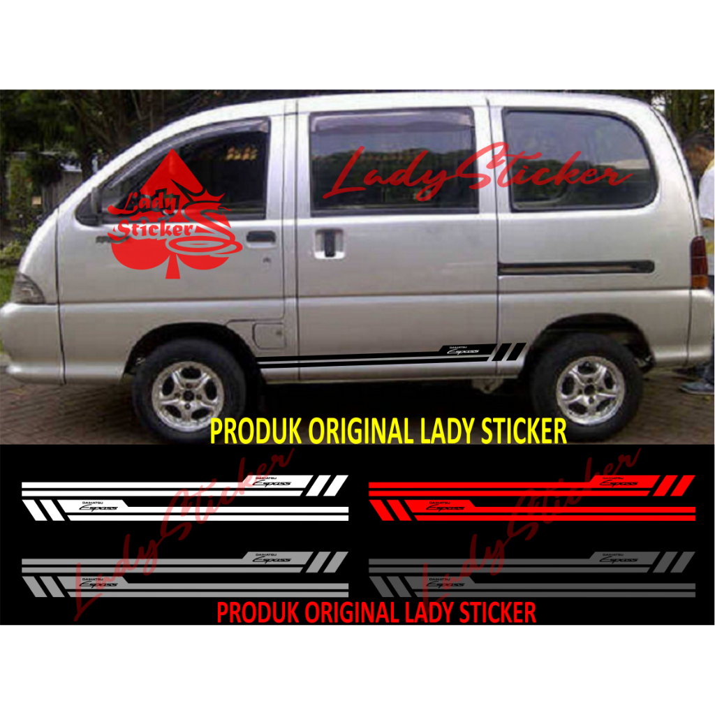Cutting sticker mobil espass sticker stiker mobil daihatsu espass