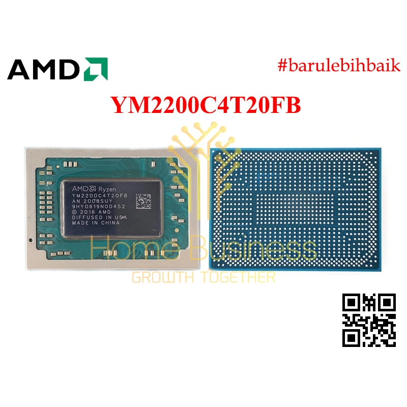 Chipset Chip AMD CPU Prosesor Processor AMD Ryzen 3 2200G BGA R3 2200 U YM2200C4T20FB YM2200
