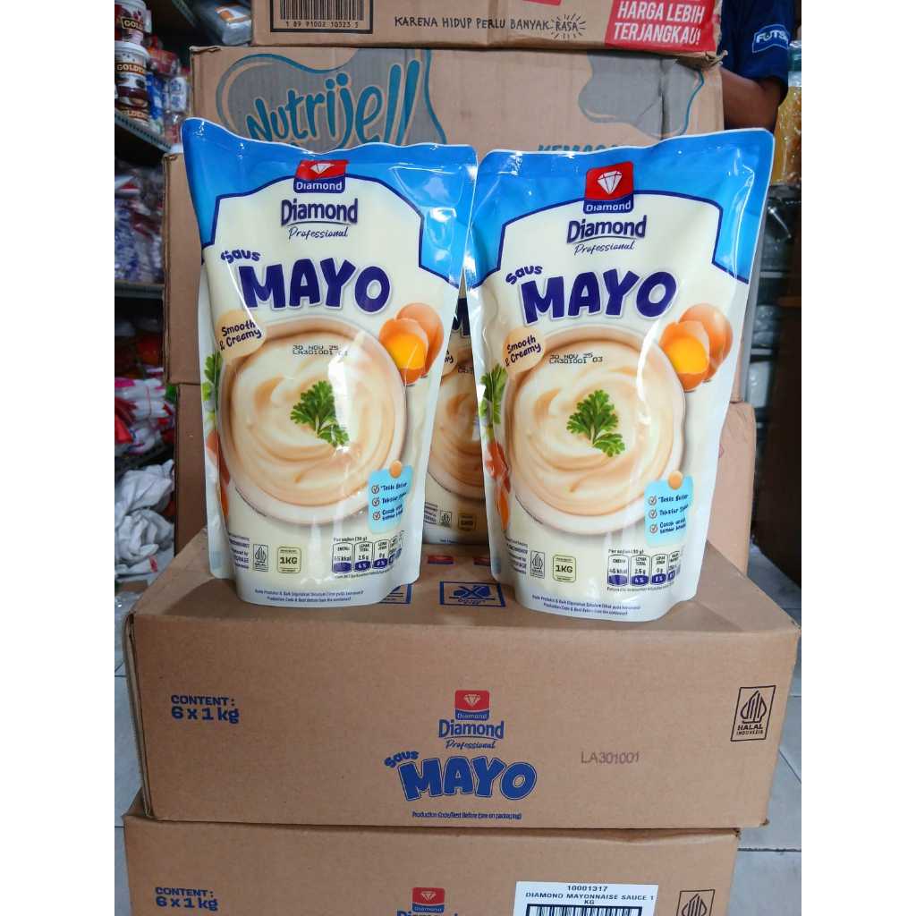 

Diamond Mayonaise Saos Saos Mayonaise 1kg Merk Diamond