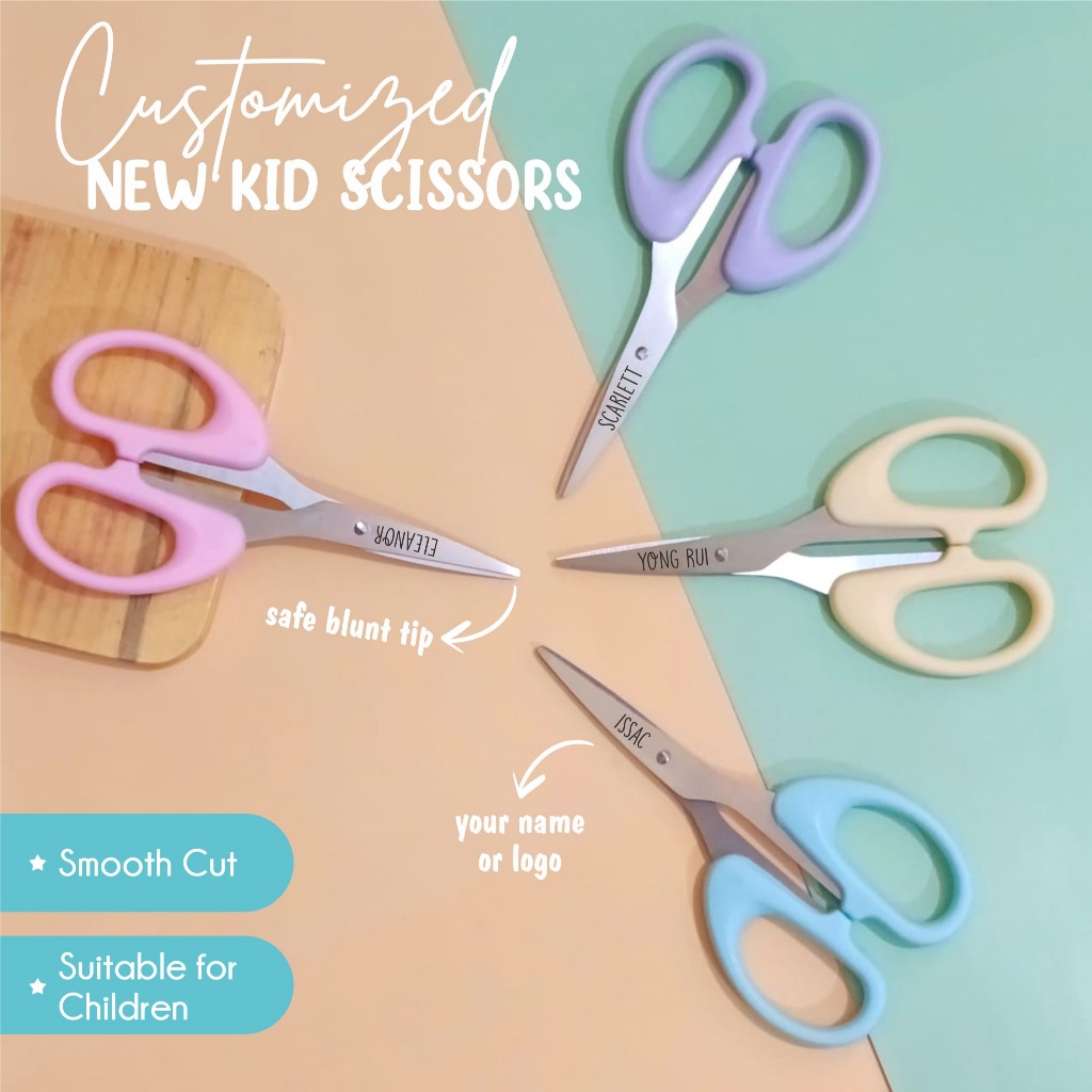 

Kids scissors | Gunting anak custom nama