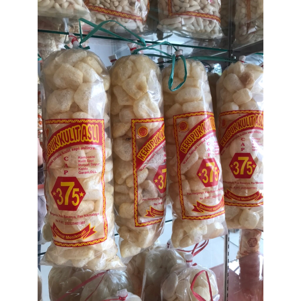 

kerupuk kulit cap 375