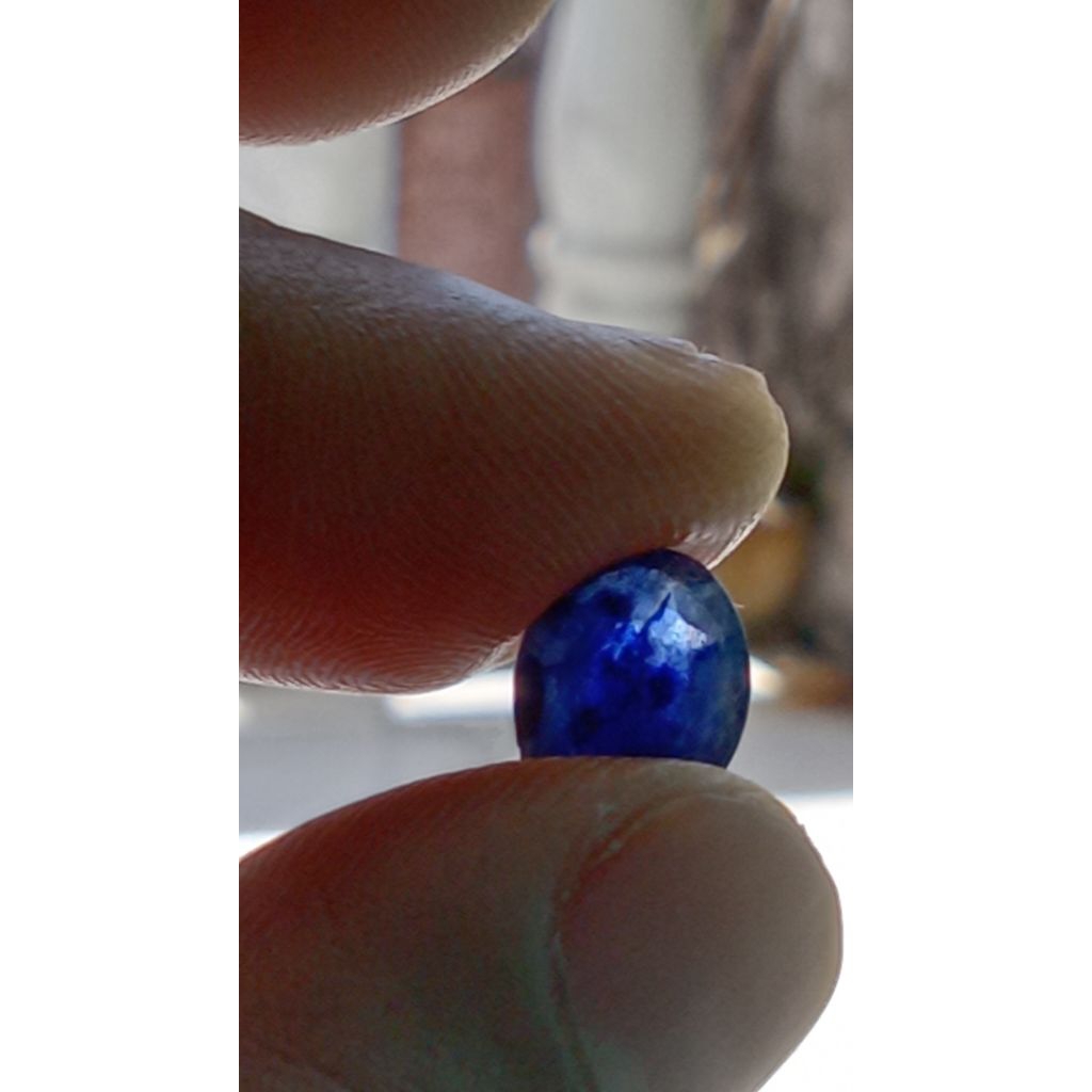 Natural blue saphire