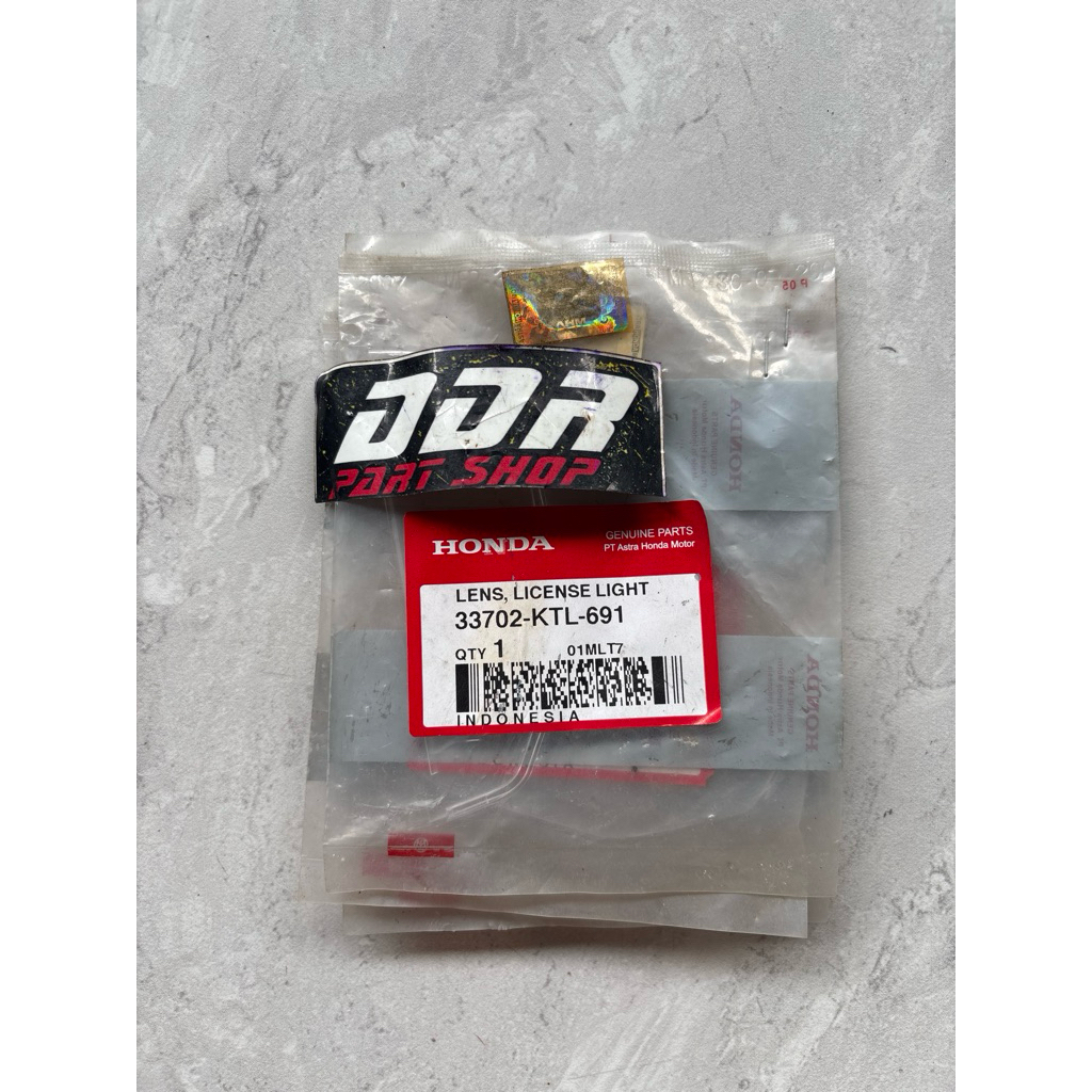 LENS, LICENSE LIGHT mik bawah lampu stoplamp supra fit ns/ 33702KTL741 / SUPRA FIT NEW SERIES