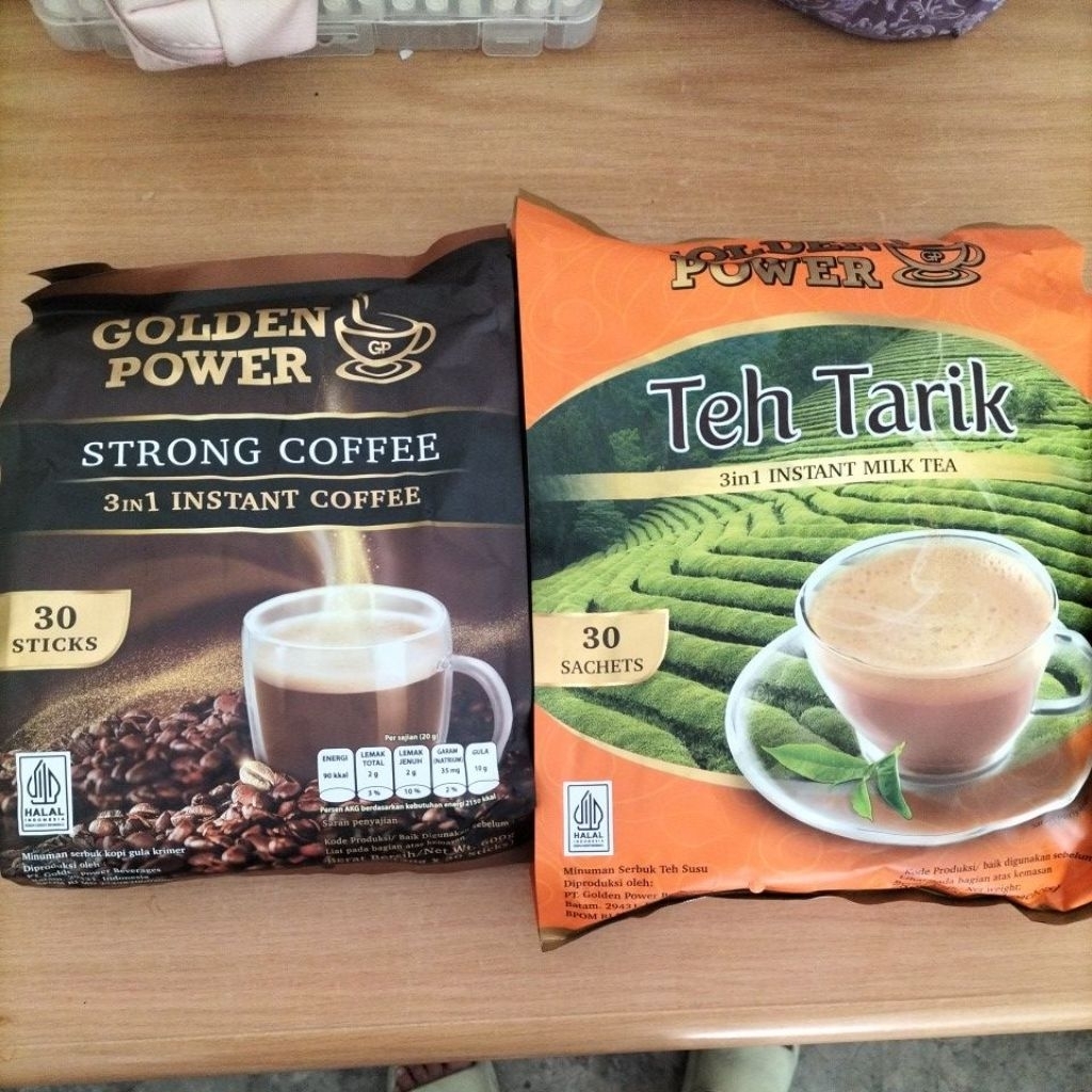

Golden Power Teh Tarik 30's x 25grGolden Power Strong Coffeemix 30's x 20gr