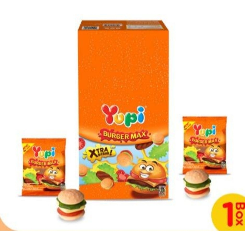 

permen Yupi burger 1 pack isi 12pcs