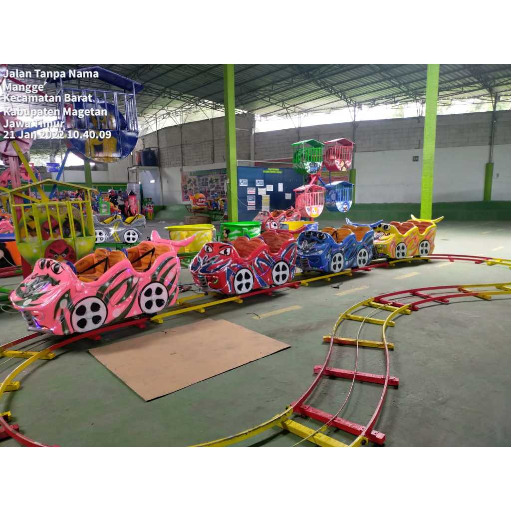 Kereta Lantai Mini Coaster Rell Oval & Kacamata