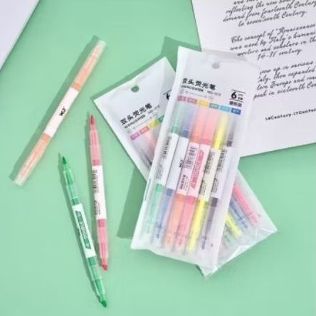 

PENSIL HIGHLIGHTER DUAL-TIP PULPEN WARNA