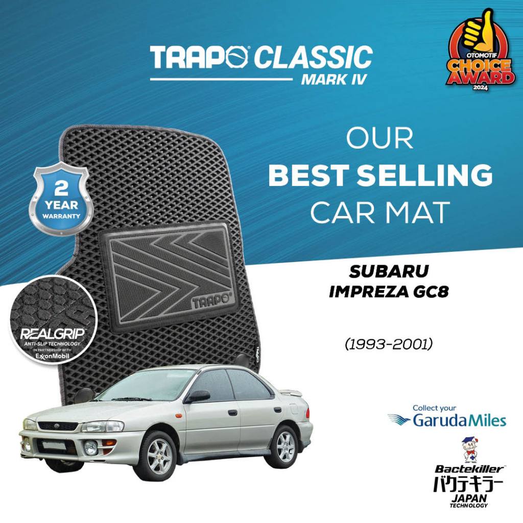 Karpet Mobil Trapo Classic Mark IV Subaru Impreza GC8 (1993-2001)