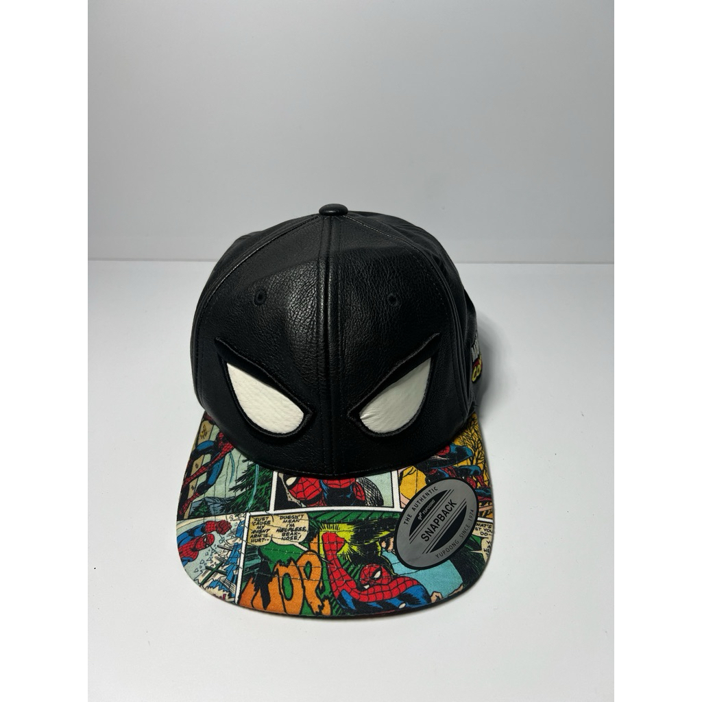 Topi Marvel leather cartoon hat
