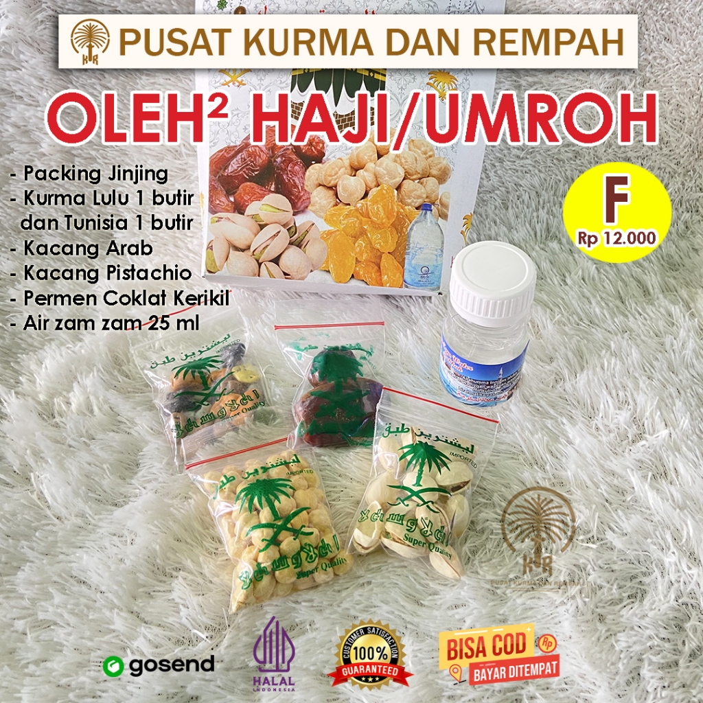 

Oleh Oleh Haji dan Umroh Premium Paket F