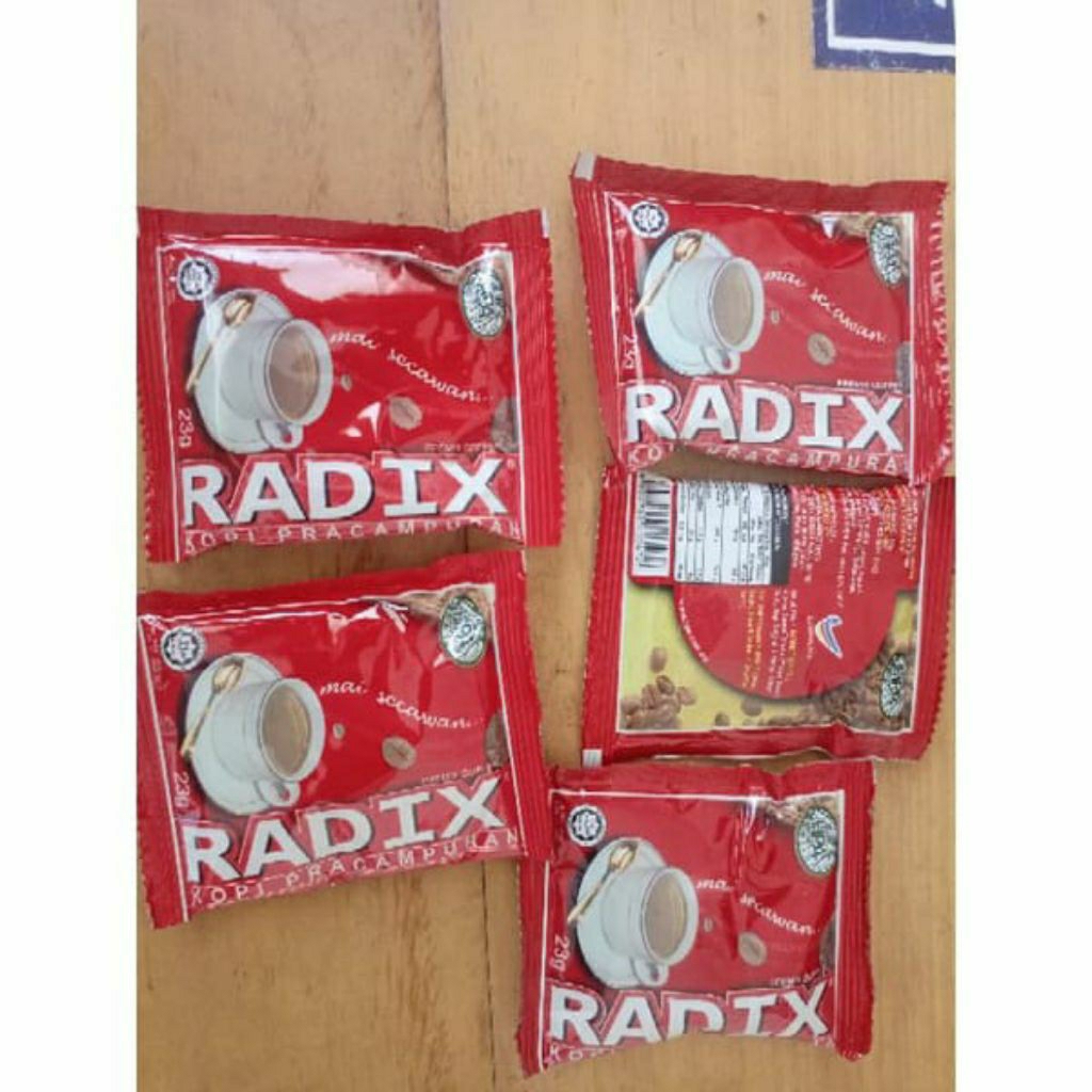 

Kopi jamu Herbal Radix Radik Eceran HPA