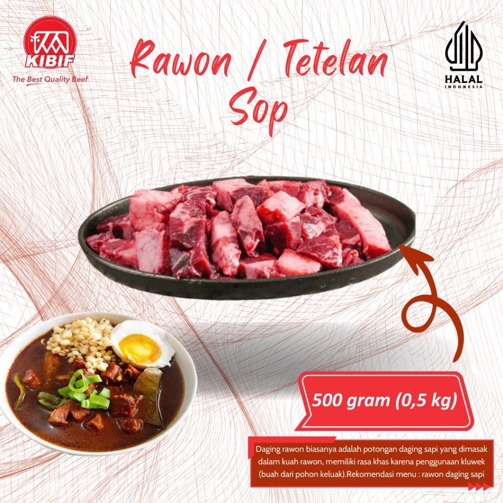 

Rawon / Tetelan Sop 500 gr