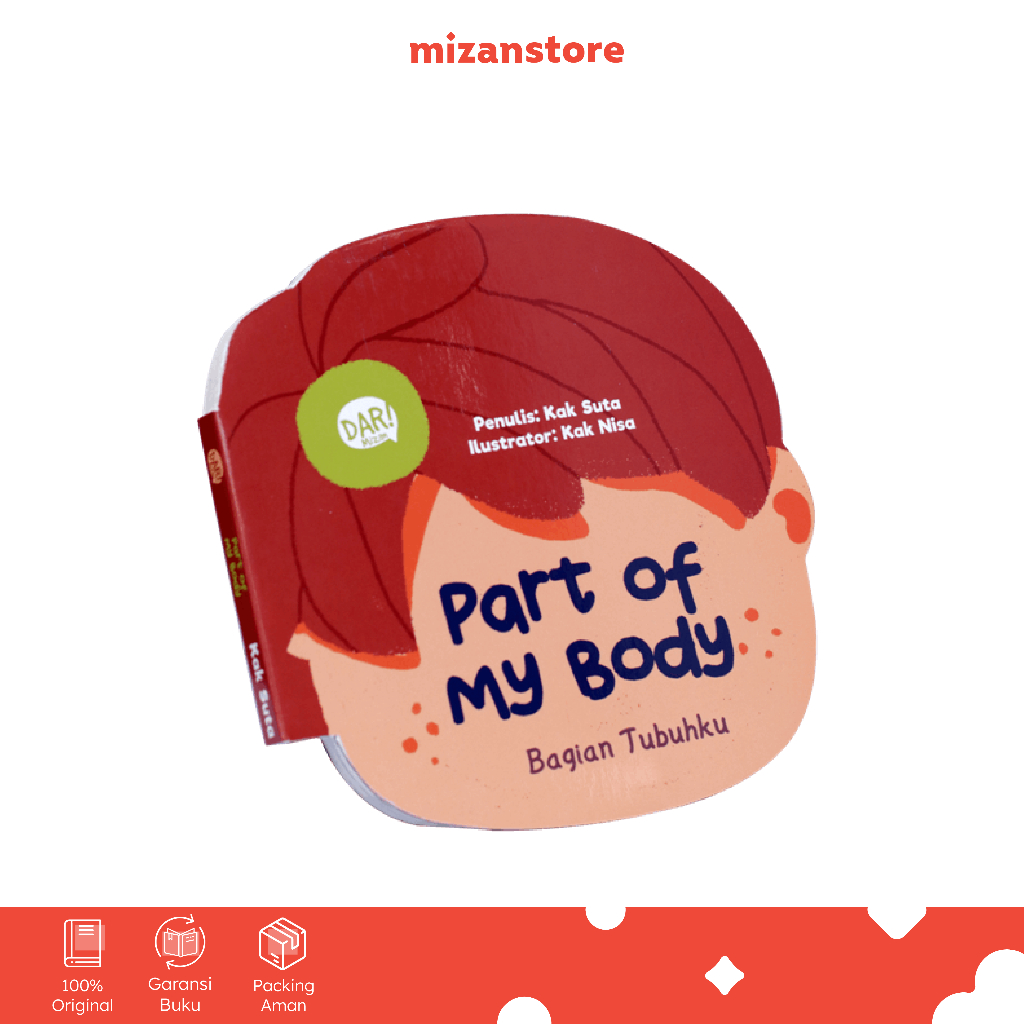 [Mizan Surabaya] Bbw Part Of My Body Bagian Tubuhku Boardbook