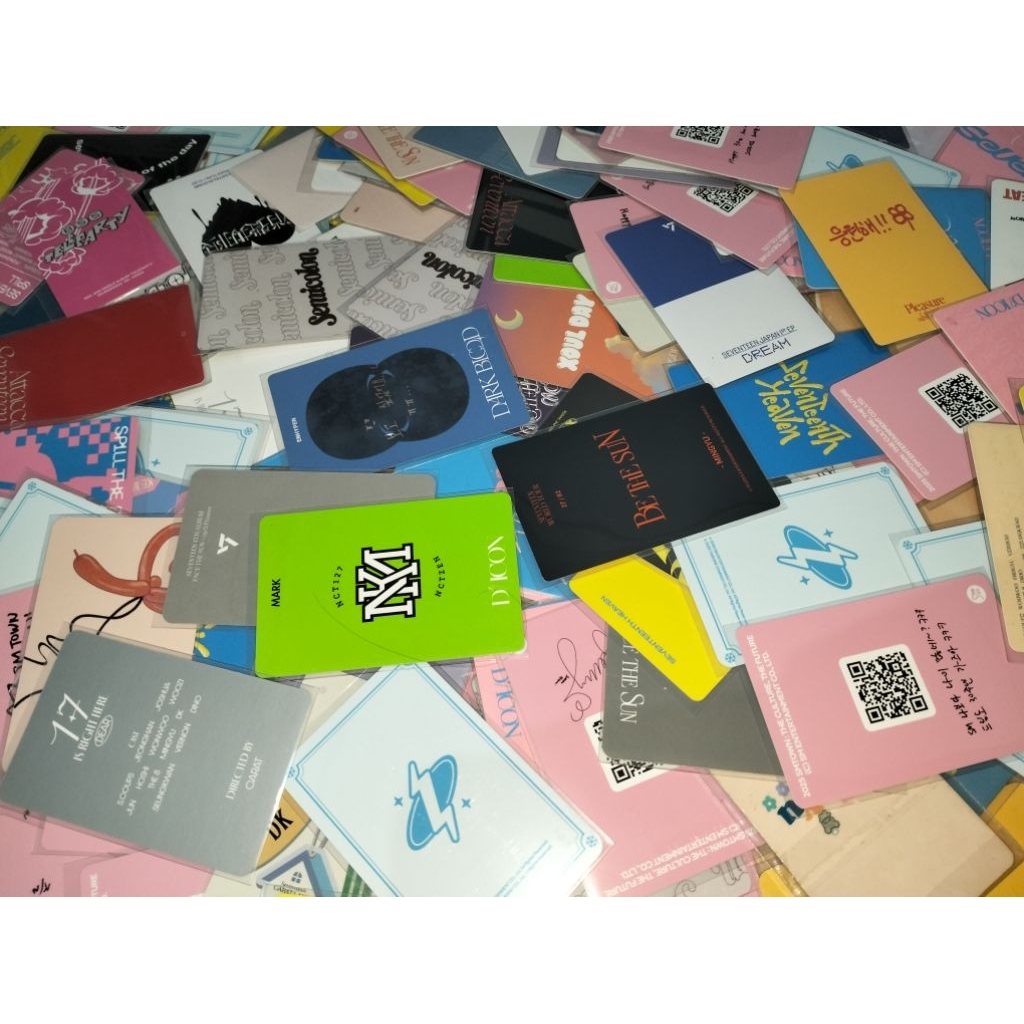 [READY STOCK] PHOTOCARD RANDOM OFFICIAL KPOP SEVENTEEN NCT TREASURE ENHYPEN SUPER JUNIOR XODIAC RED 