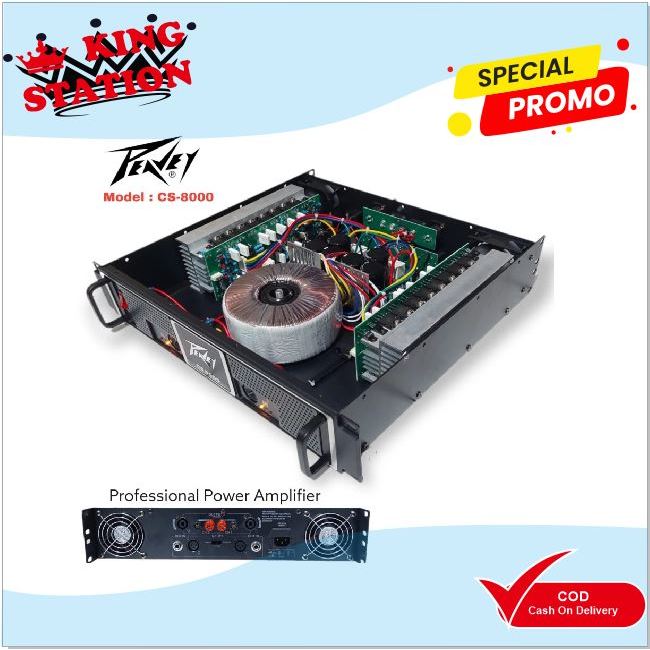 POWER AMPLIFIER PEAVEY CS 8000  / CS 8000 HZ / CS8000HZ GRADE A++