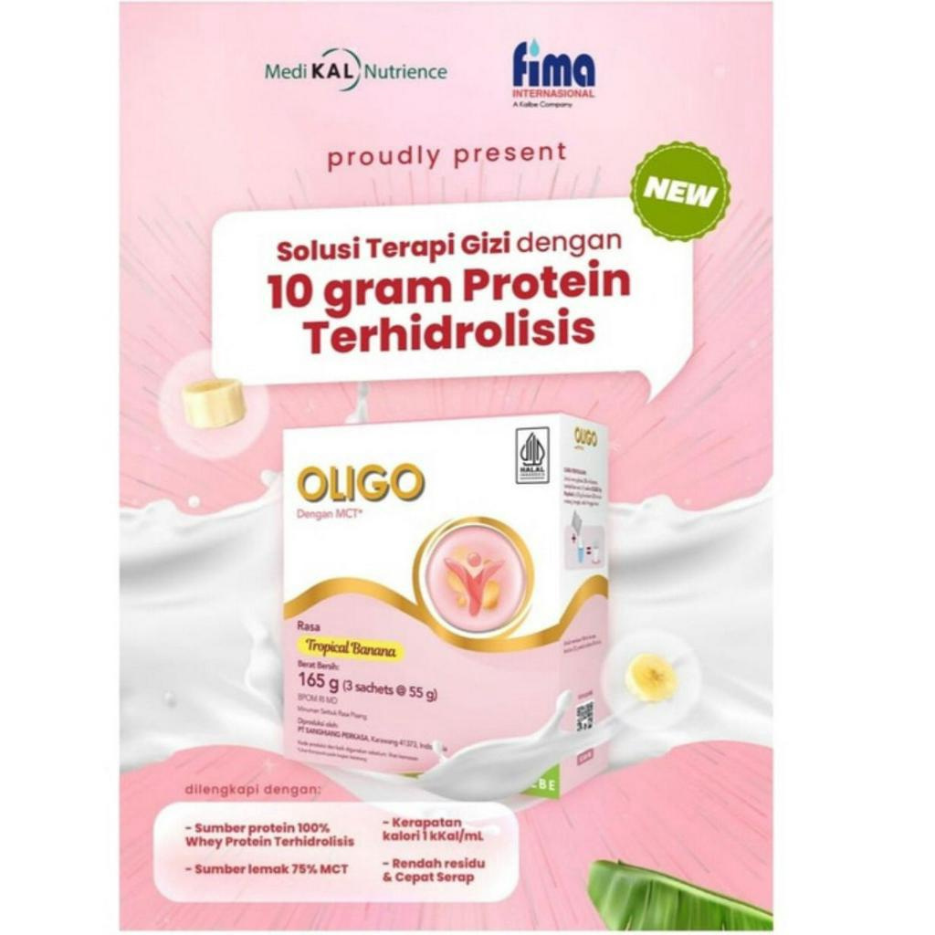 

Oligo Suplemen Gizi Rasa Banana 165g