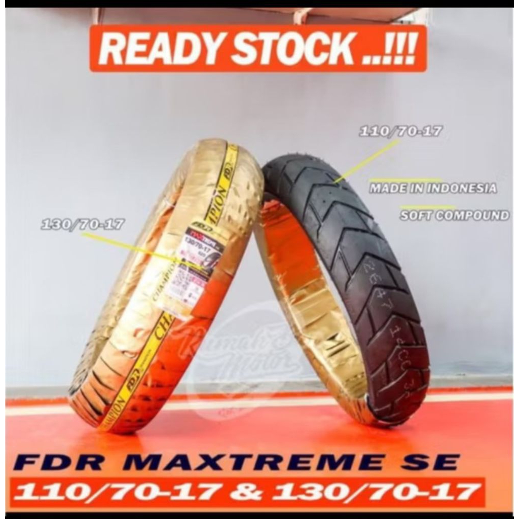 Ban Maxtreme Se 110/70-17 130/70-17 Ban Supermoto KLX CRF WR Soft Compound - 110/70-17 racing