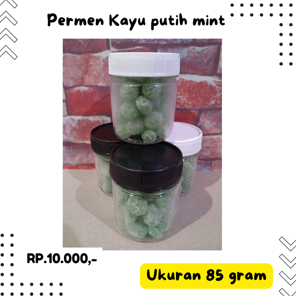 

Permen Kayu Putih 85 gram , Mint