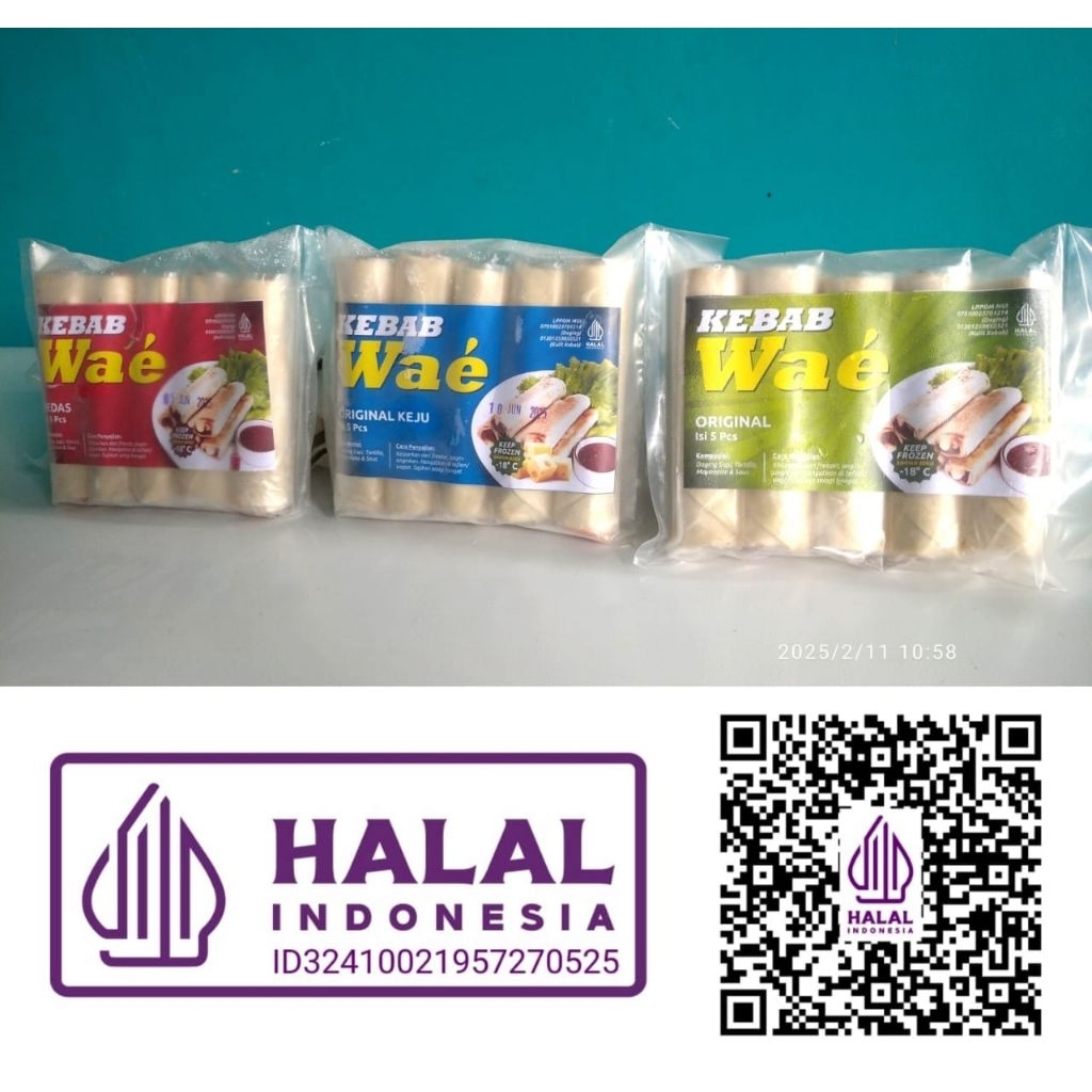 

Kebab Wae isi 5 pcs