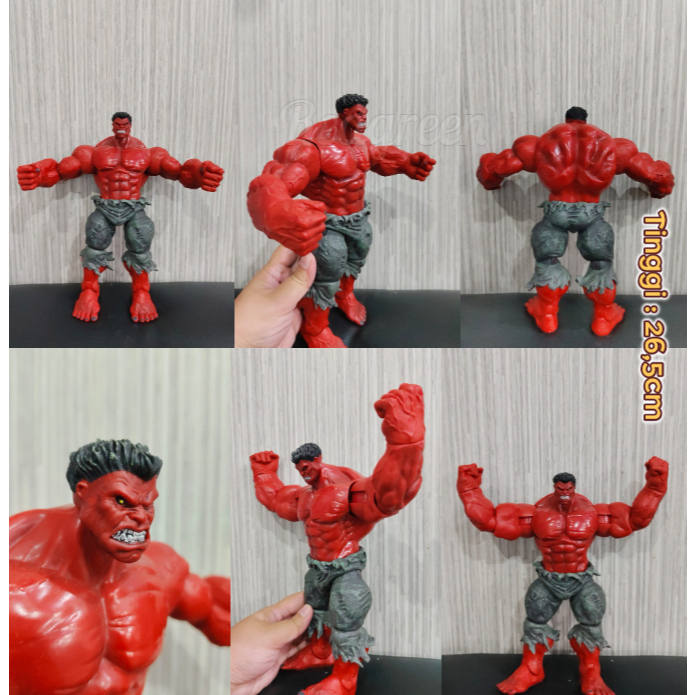 mainan anak action figure marvel avengers hulk merah jumbo hulk red jumbo