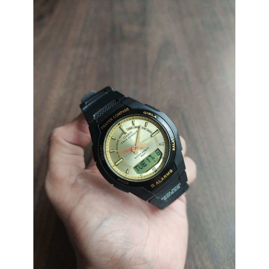 Casio CPW 500 Sensor Thermo dan Arah Kiblat