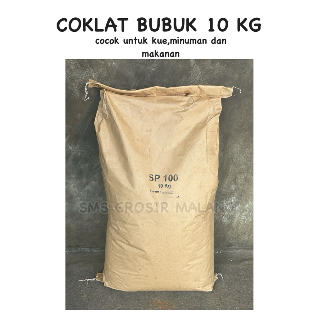 

COKLAT BUBUK / cocoa powder / coklat kue / coklat minuman / COKLAT SAK 10 kg