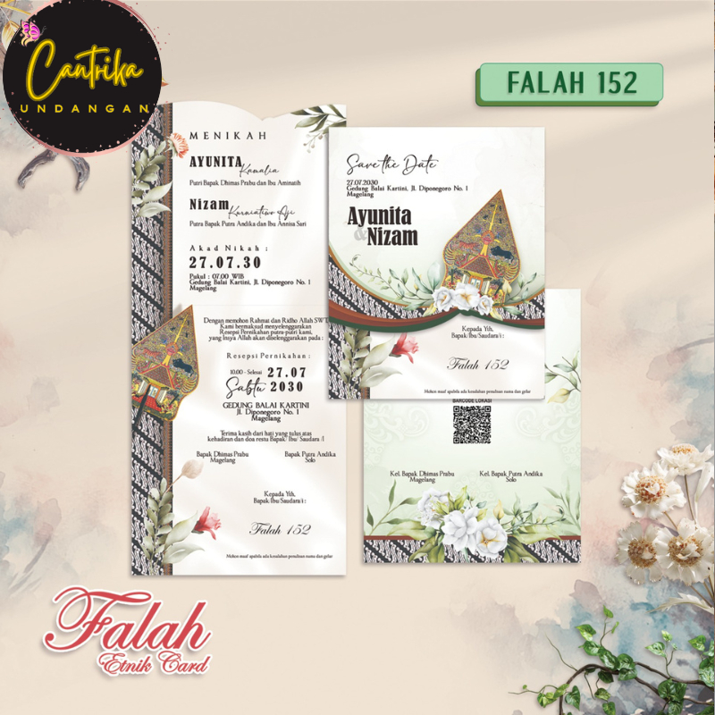 Blangko Undangan Falah 152 Harga Murah Grosir